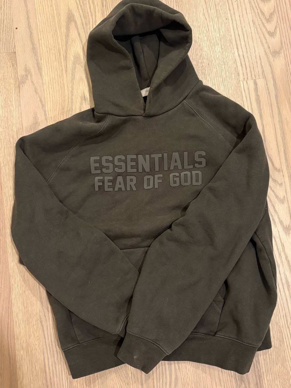 Fear of God Essentials Brown Oversized Hoodie